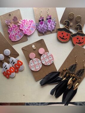 Bundle of Halloween Earrings-Clearance